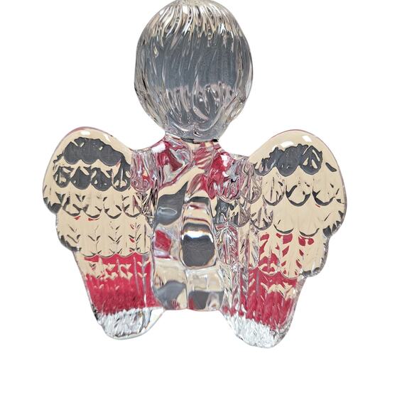 Waterford Crystal Sitting Cherub Angel Trumpet Horn Shelf Sitter 1998 Ireland - Picture 9 of 10